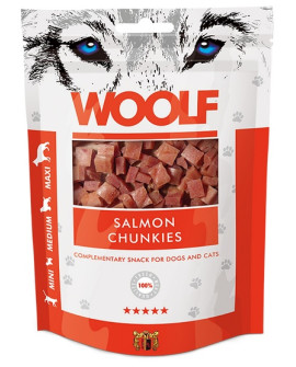 Woolf Soft Salmon Chunkies 100G