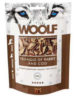 Woolf Rabbit & Cod Triangle 100G