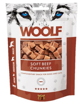 Woolf Soft Beef Chunkies 100G