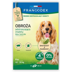 Francodex Obroża odstraszająca insekty średnie psy 10-20kg 60cm [FR179172]