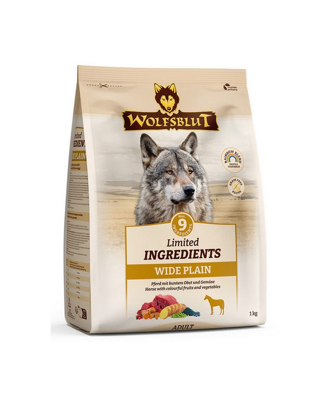 Wolfsblut Dog Limited Ingredients Wide Plain Konina I Bataty 1Kg
