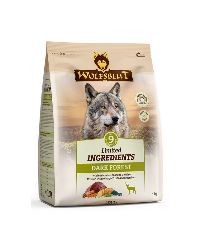 Wolfsblut Dog Limited Ingredients Dark Forest Dziczyzna I Bataty 1Kg