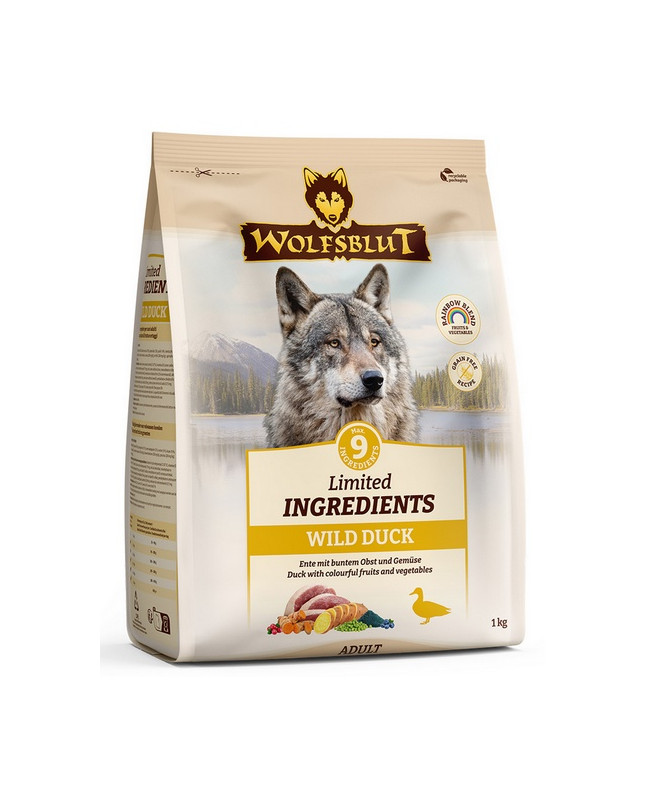 Wolfsblut Dog Limited Ingredients Wild Duck Kaczka I Ziemniaki 1Kg
