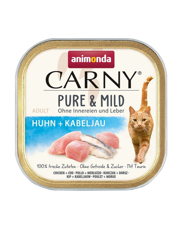 Animonda Carny Pure & Mild Kurczak + Dorsz Tacka 100G