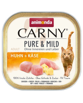 Animonda Carny Pure & Mild Kurczak + Ser Tacka 100G