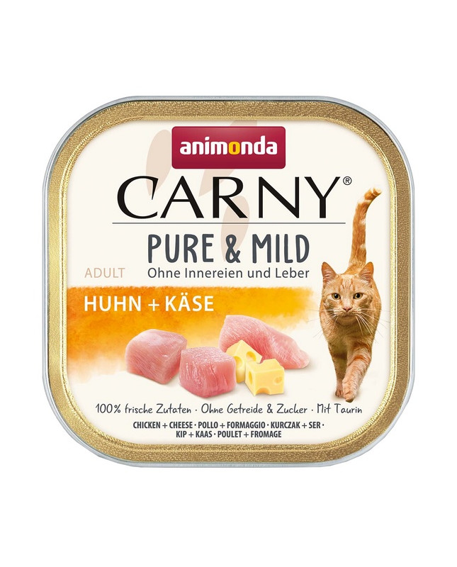 Animonda Carny Pure & Mild Kurczak + Ser Tacka 100G
