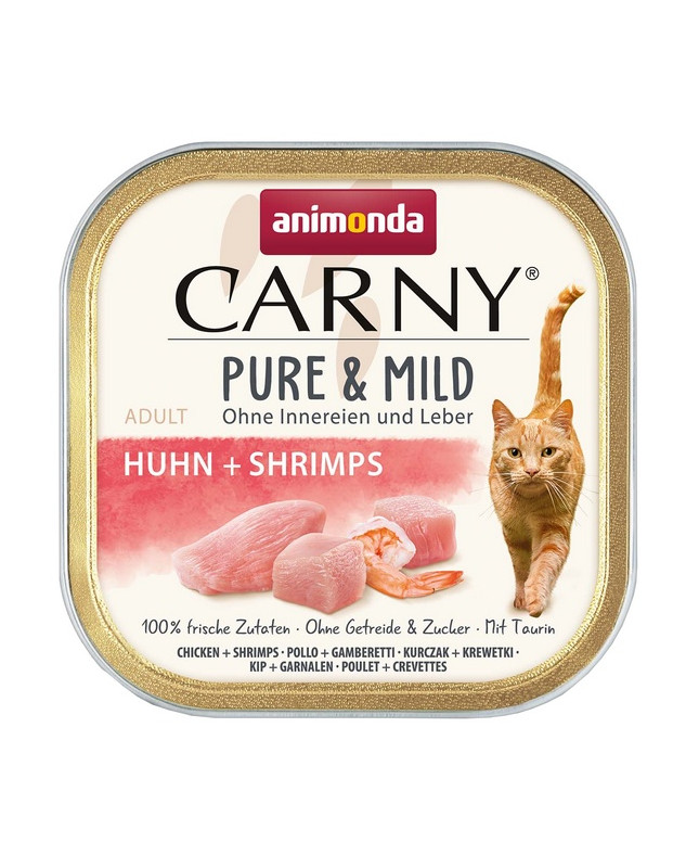 Animonda Carny Pure & Mild Kurczak + Krewetka Tacka 100G