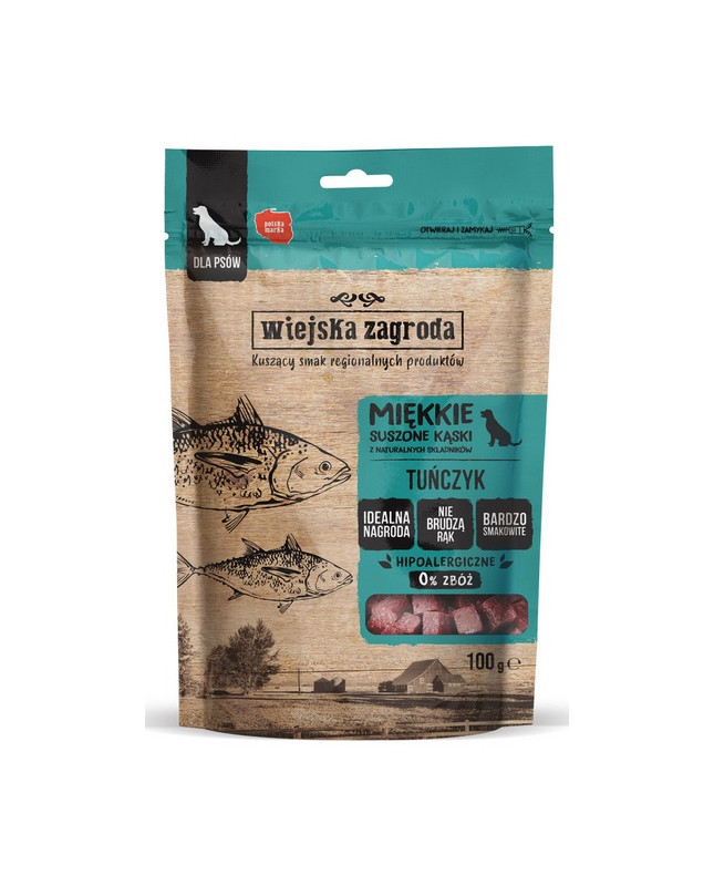 Wiejska Zagroda Przysmak Kąski - Tuńczyk 100G