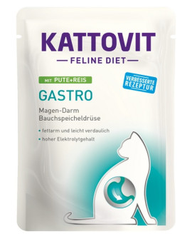 Kattovit Feline Diet Gastro Indyk I Ryż Saszetka 85G