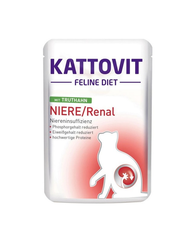 Kattovit Feline Diet Niere/Renal Indyk Saszetka 85G