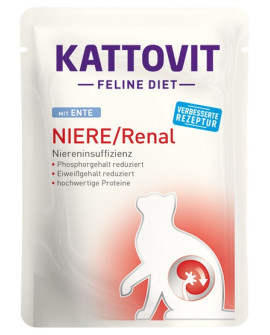 Kattovit Feline Diet Niere/Renal Kaczka Saszetka 85G