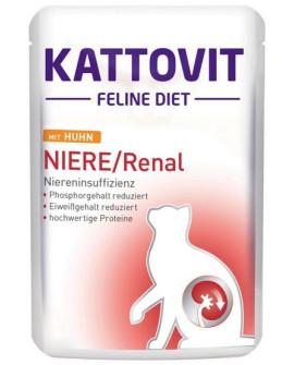 Kattovit Feline Diet Niere/Renal Kurczak Saszetka 85G