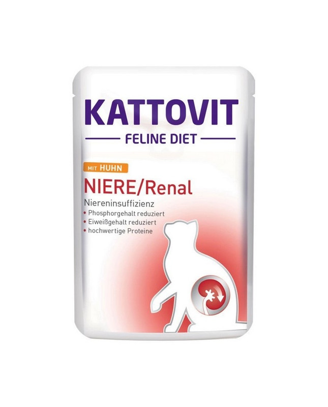 Kattovit Feline Diet Niere/Renal Kurczak Saszetka 85G