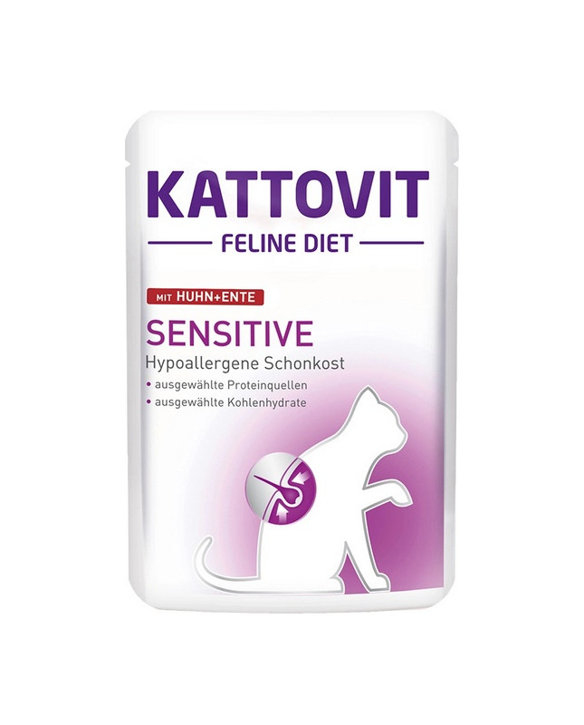 Kattovit Feline Diet Sensitive Kurczak I Kaczka Saszetka 85G