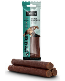 Chewies Hundezigarren Straub & Beeren - Struś & Owoce 75G