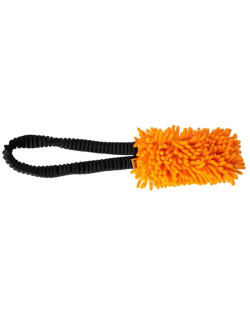 Dingo Zabawka Dla Psa - Szarpak Mop Z Rączką Bungee Pomarańczowy