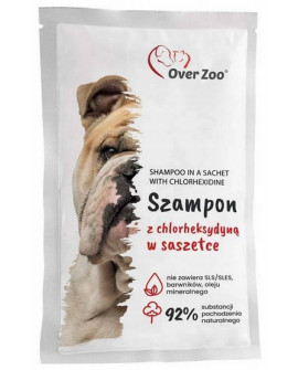 Over Zoo Szampon Z Chlorheksydyną Dla Psów I Kotów Saszetka 20Ml