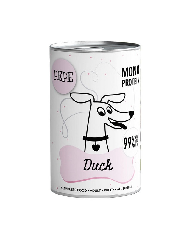 Paka Zwierzaka Pepe Duck (Kaczka) Puszka 400G