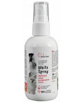Over Zoo White Spray - Płyn Usuwający Zażółcenia Sierści  100Ml