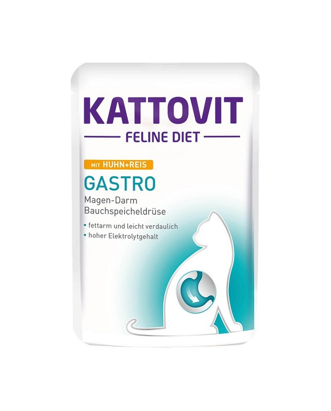 Kattovit Feline Diet Gastro Kurczak I Ryż Saszetka 85G
