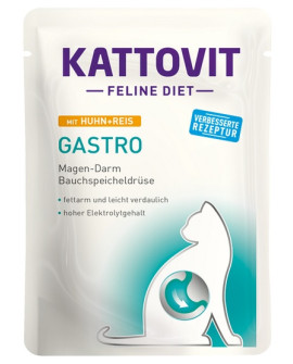 Kattovit Feline Diet Gastro Kurczak I Ryż Saszetka 85G