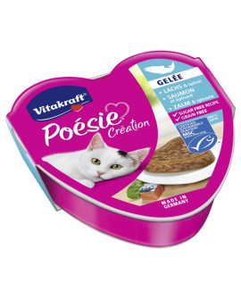 Vitakraft Poesie Galaretka Łosoś I Szpinak Tacka 85G