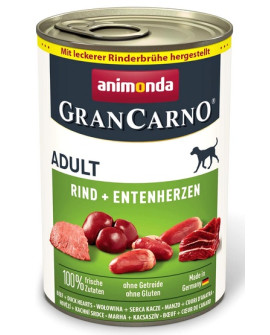 Animonda Grancarno Original Adult Rind Entenherzen Wołowina + Serca Kacze Puszka 400G