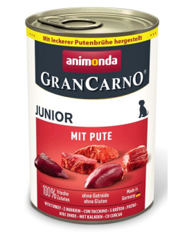 Animonda Grancarno Original Junior Rind Putenherzen Wołowina + Serca Indyka 400G