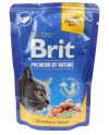 Brit Premium Cat Adult Łosoś + Pstrąg Saszetka 100G