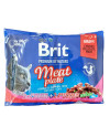 Brit Premium Cat Adult Meat Plate Saszetki 4X100G