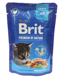 Brit Premium Cat Kitten Kurczak Saszetka 100G