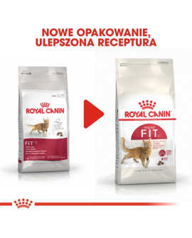 Royal Canin Fit Karma Sucha Dla Kotów Dorosłych, Wspierająca Idealną Kondycję 400G