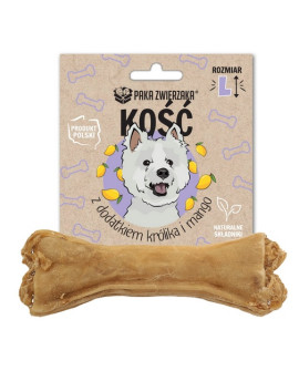 Paka Zwierzaka Kość Z Dodatkiem Królika I Mango L 13,5Cm