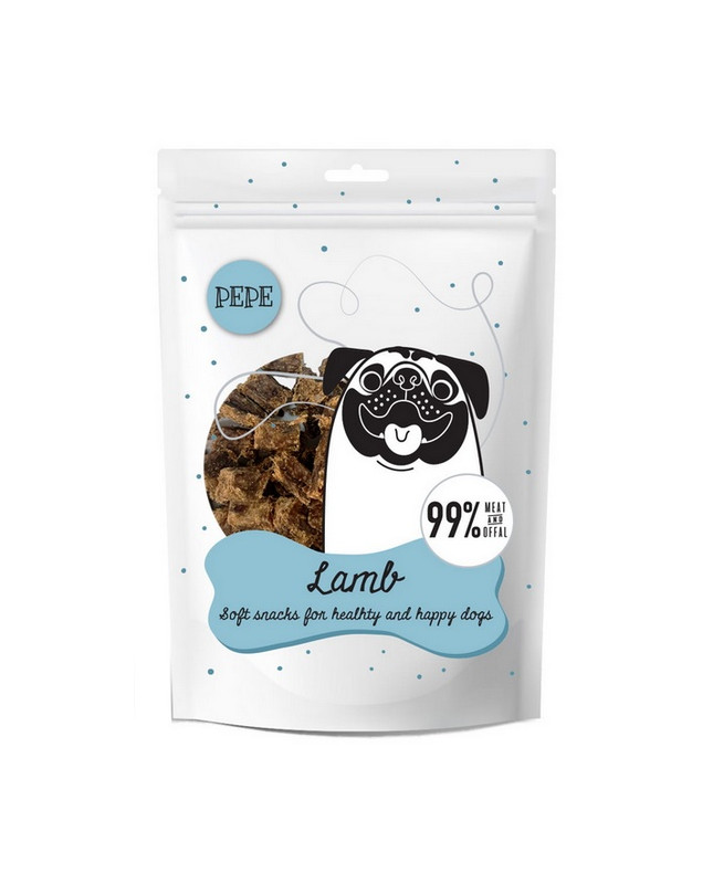 Paka Zwierzaka Pepe Mini Chunkies Lamb (Jagnięcina) 70G