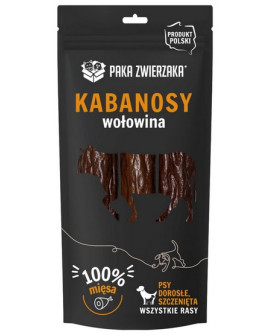 Paka Zwierzaka Kabanosy Wołowina 3Szt 80G