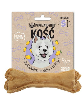 Paka Zwierzaka Kość Z Dodatkiem Królika I Mango S 10Cm