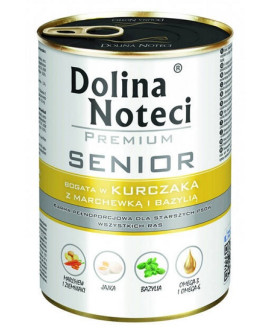 Dolina Noteci Premium Pies Senior Kurczak Puszka 400G