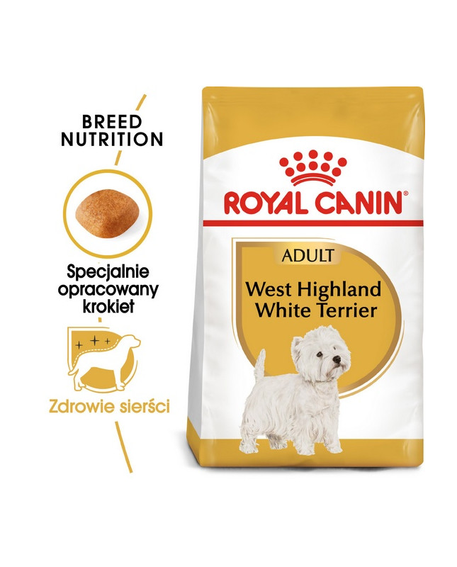 Royal Canin West Highland White Terrier Adult Karma Sucha Dla Psów Dorosłych Rasy West Highland White Terrier 1,5Kg