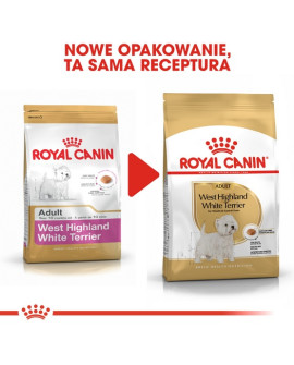 Royal Canin West Highland White Terrier Adult Karma Sucha Dla Psów Dorosłych Rasy West Highland White Terrier 1,5Kg