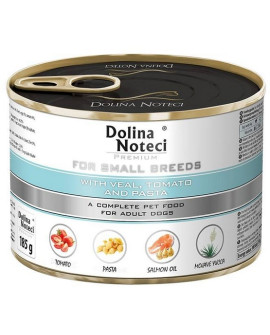 Dolina Noteci Premium Pies Mały Cielę, Pomidor I Makaron Puszka 185G