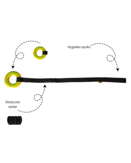 Dingo Zabawka Dla Psa - Szarpak Ringo Z Rączką Bungee 10Cm