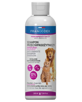Francodex Szampon Z Dimetykonem Przeciw Pasożytom Dla Psa I Kota 200Ml [Fr179618]