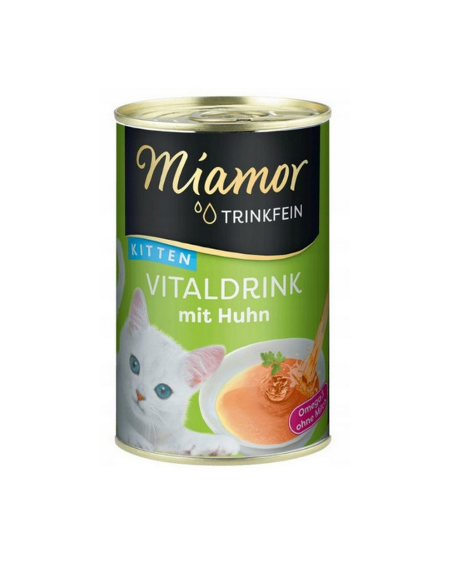 Miamor Vitaldrink Kitten Z Kurczakiem Puszka 135G