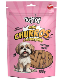 Tuf Tuf Mini Churros Z Wieprzowiną Dla Psa 100G