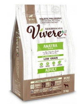Vivere Dog Mini Adult Duck 3Kg