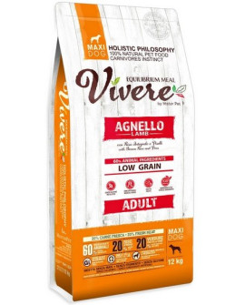 Vivere Dog Maxi Adult Lamb 12Kg