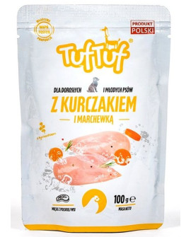 Tuf Tuf Kurczak Z Marchewką Dla Psa Saszetka 100G