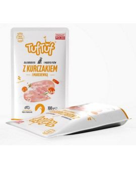 Tuf Tuf Kurczak Z Marchewką Dla Psa Saszetka 100G
