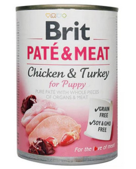 Brit Pate & Meat Dog Puppy Puszka 400G