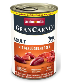 Animonda Grancarno Original Adult Geflugelherzen Drobiowe Serca Puszka 400G